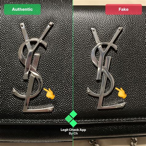 fake ysl vs real|how to authenticate ysl bag.